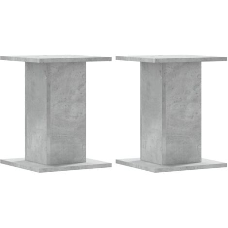 Plant Stands 2 pcs Concrete Grey 30x30x40 cm Engineered Wood vidaXL