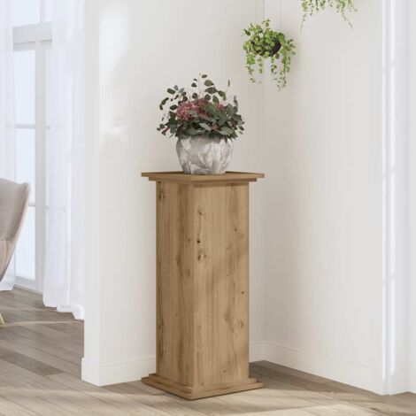 Plant Stand Artisan Oak 33x33x80 cm Engineered Wood vidaXL