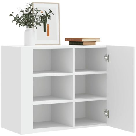 Wall Cabinet White 75x35x60 cm Engineered Wood vidaXL (1/5)
