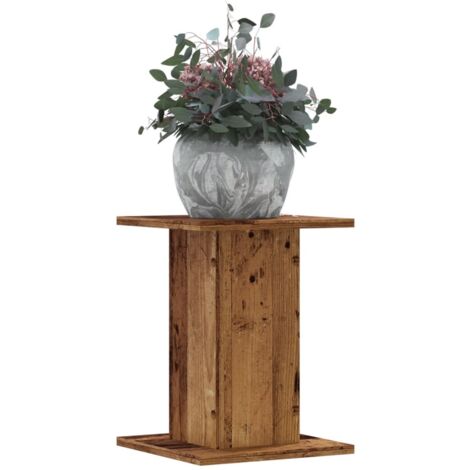 Plant Stands 2 pcs Old Wood 30x30x40 cm Engineered Wood vidaXL