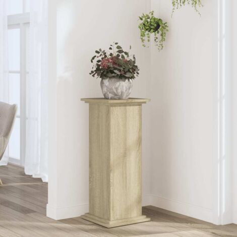 Plant Stand Sonoma Oak 33x33x80 cm Engineered Wood vidaXL