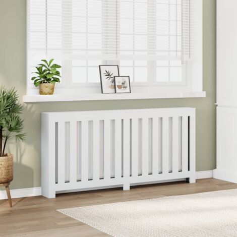 Radiator Cover White 175x20x82 cm Engineered Wood vidaXL