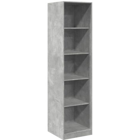Wardrobe Concrete Grey 50x50x200 cm Engineered Wood vidaXL