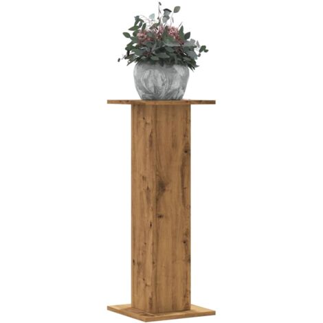 Plant Stands 2 pcs Artisian Oak 30x30x80 cm Engineered Wood vidaXL