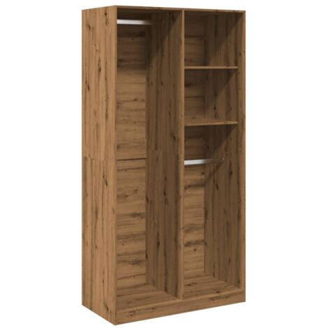 Wardrobe Artisian Oak 100x50x200 cm Engineered Wood vidaXL