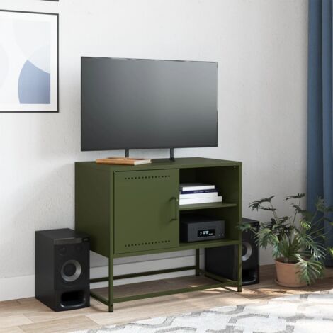 TV Cabinet Mustard Yellow 100.5x39x60.5 cm Steel vidaXL