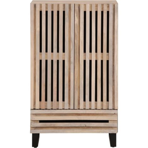 Highboard 60x34x100 cm Solid Wood Mango vidaXL
