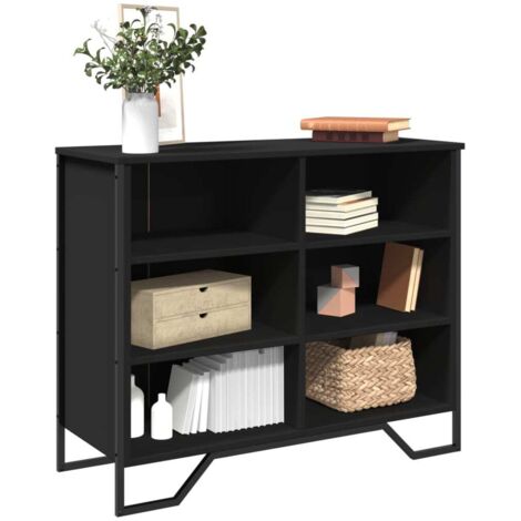 Sideboard Black 91x35.5x74.5 cm Engineered Wood vidaXL (1/5)