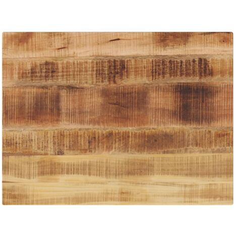 Table Top 80x60x2.5 cm Rectangular Solid Wood Rough Mango vidaXL