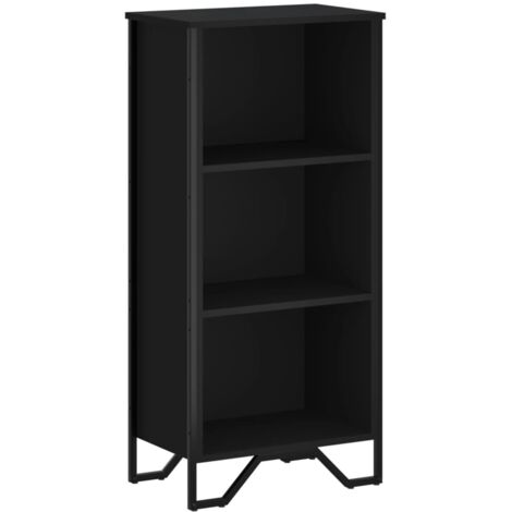 Bookcase Black 50x31x106 cm Engineered Wood vidaXL (1/5)