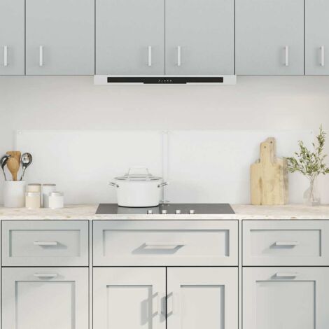Kitchen Backsplashes 2 pcs Transparent 80x40 cm Tempered Glass vidaXL