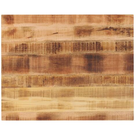 Table Top 90x80x2.5 cm Rectangular Solid Wood Rough Mango vidaXL