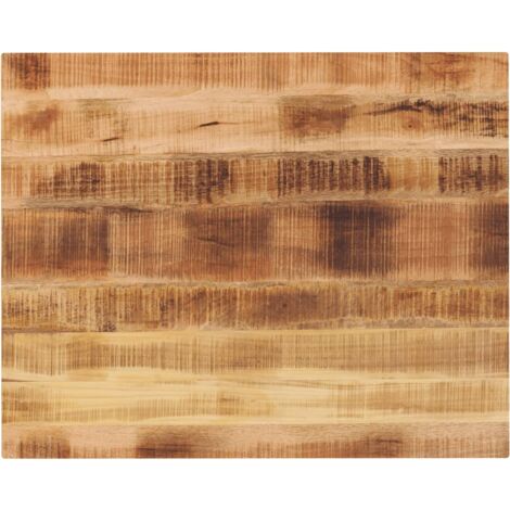 Table Top 100x80x2.5 cm Rectangular Solid Wood Rough Mango vidaXL