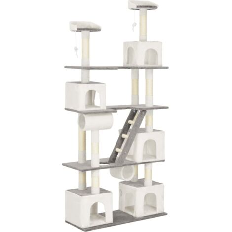 white cat condo