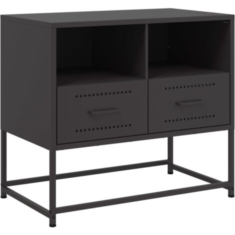 TV Cabinet Black 68x39x60.5 cm Steel vidaXL (1/5)