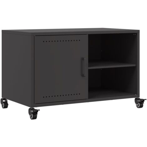 TV Cabinet Black 68x39x43.5 cm Steel vidaXL (1/5)