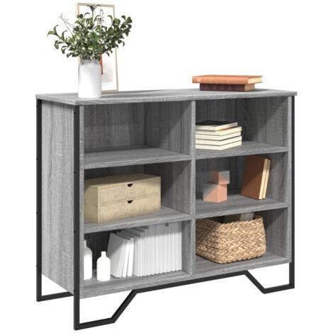 Sideboard Grey Sonoma 91x35.5x74.5 cm Engineered Wood vidaXL (1/5)