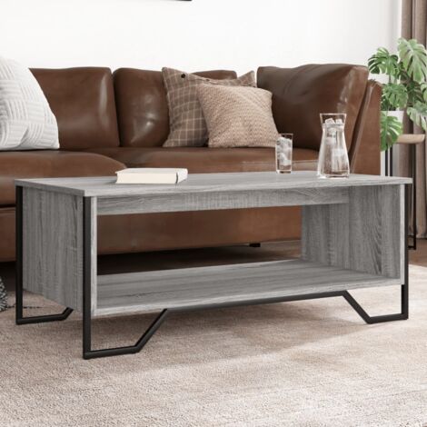 Coffee Table Grey Sonoma 100x51x40 cm Engineered Wood vidaXL (1/5)