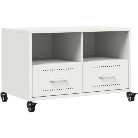 TV Cabinet White 68x39x43.5 cm Steel vidaXL (1/5)