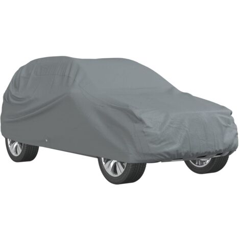 Car Cover for SUV Full Grey XL Non-Woven Fabric vidaXL