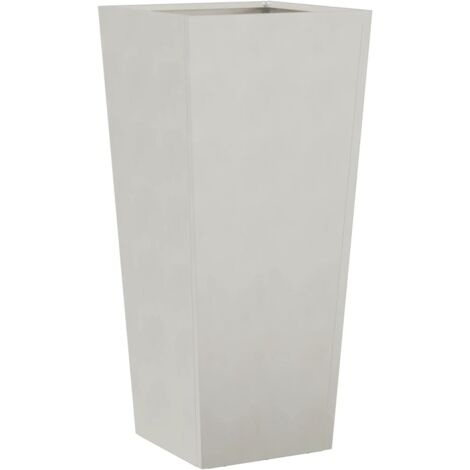 Garden Planter 35x35x75 cm Stainless Steel vidaXL