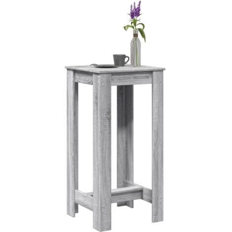 Bar Table Grey Sonoma 51x50x103.5 cm Engineered Wood vidaXL