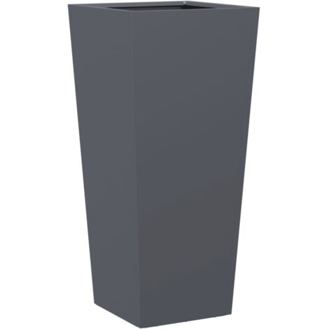Garden Planter Anthracite 35x35x75 cm Steel vidaXL