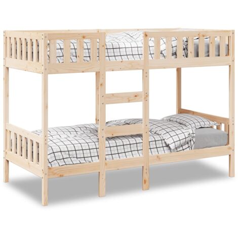 Bunk Bed 80x200 cm Solid Wood Pine vidaXL