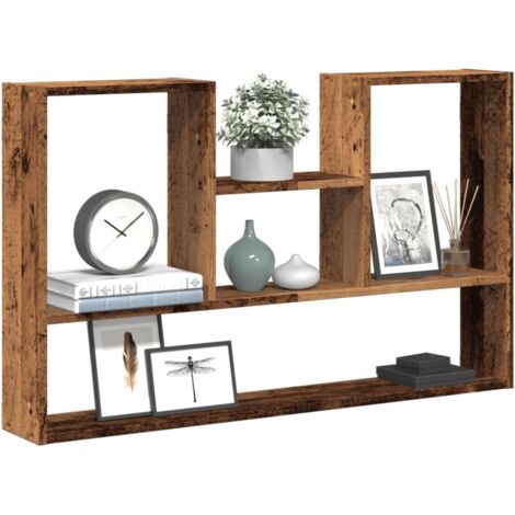 Wall Shelf Old Wood 99x15x60 cm Engineered Wood vidaXL (1/5)