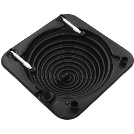 Solar Pool Heater 75x75x36 cm HDPE Aluminium vidaXL