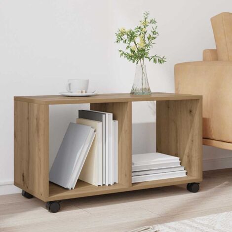 Rolling Cabinet Artisian Oak 72x33x42.5 cm Engineered Wood vidaXL (1/5)