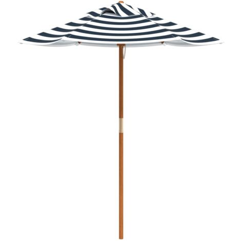 Garden Umbrella for Kids with Wooden Pole Ø120x140 cm vidaXL