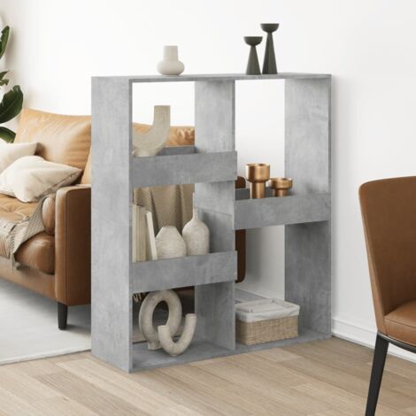 Room Divider Concrete Grey 100x33x115 cm Engineered Wood vidaXL