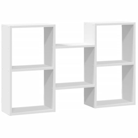 Wall Shelf White 96x18x60 cm Engineered Wood vidaXL