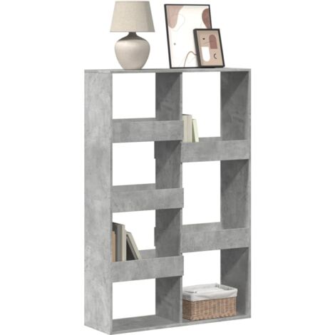 Bookcase Concrete Grey 100x33x155.5 cm Engineered Wood vidaXL (1/5)