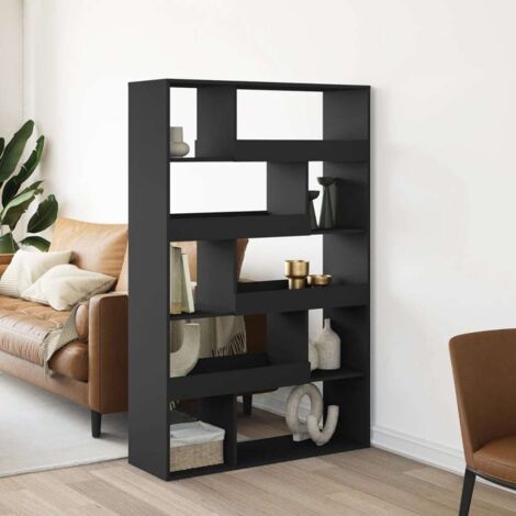 Bookcase Black 100x33x156.5 cm Engineered Wood vidaXL (1/5)