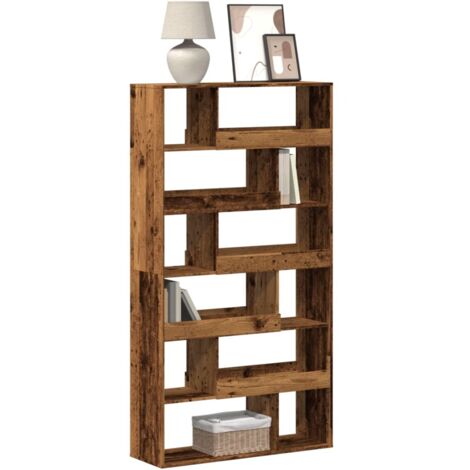 Bookcase Old Wood 100x33x187,5 cm Engineered Wood vidaXL (1/5)