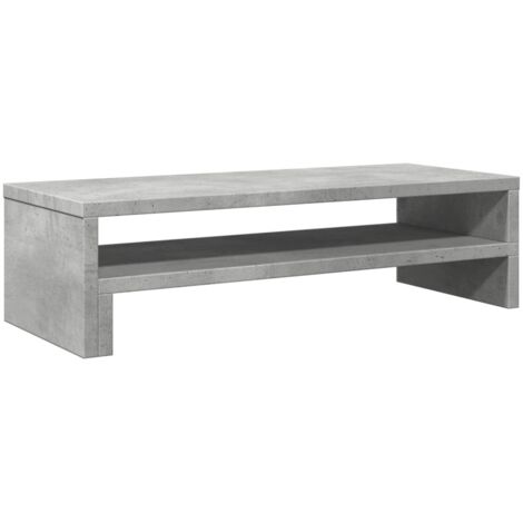 Monitor Stand Concrete Grey 54x22x15 cm Engineered Wood vidaXL