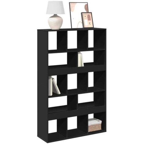 Bookcase Black 100x33x156.5 cm Engineered Wood vidaXL