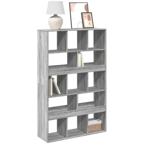 Bookcase Grey Sonoma 100x33x156.5 cm Engineered Wood vidaXL