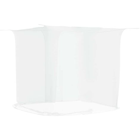 Hanging Mosquito Net 156 Mesh White 220x120x150 cm vidaXL