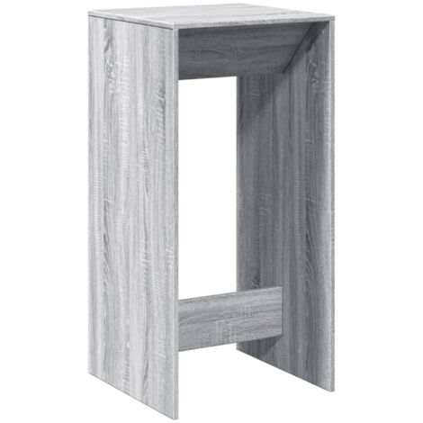 Bar Table Grey Sonoma 51x50x103.5 cm Engineered Wood vidaXL
