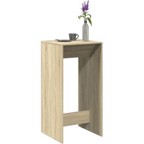 Bar Table Sonoma Oak 51x50x103.5 cm Engineered Wood vidaXL