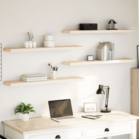 Floating Shelves 4 pcs 110x23.5x4 cm Engineered Wood vidaXL (1/5)