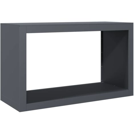Firewood Rack Anthracite 100x40x60 cm Steel vidaXL