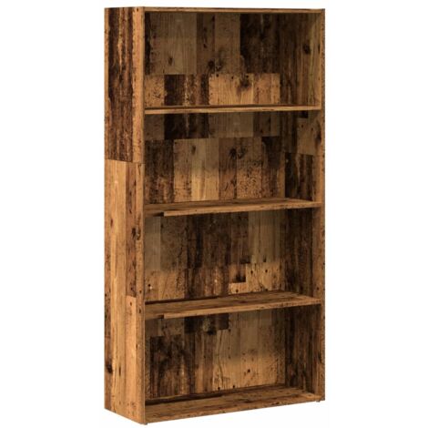 Bookcase Old Wood 80x30x152 cm Engineered Wood vidaXL