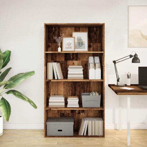 Bookcase Old Wood 80x30x152 cm Engineered Wood vidaXL