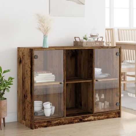 Sideboard Old Wood 102x37x75.5 cm Engineered Wood vidaXL (1/5)