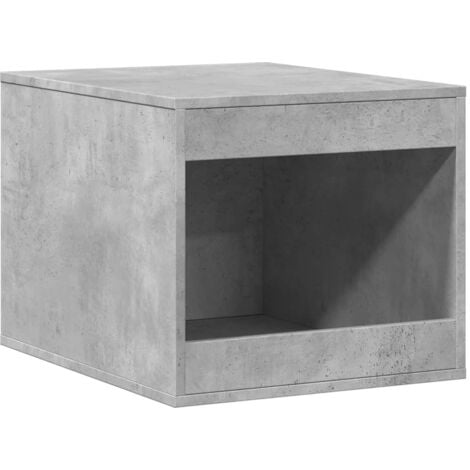 Cat Litter Box Enclosure Concrete Grey 47x59x42 cm Engineered Wood vidaXL