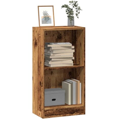 Bookcase Old Wood 40x24x76 cm Engineered Wood vidaXL (1/5)